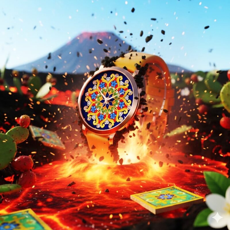 orologio stile siciliano per donna