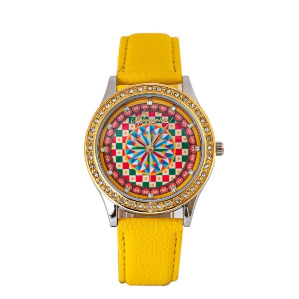 Rota-damuri-orologio-stile-siciliano-malafemmina-unisex