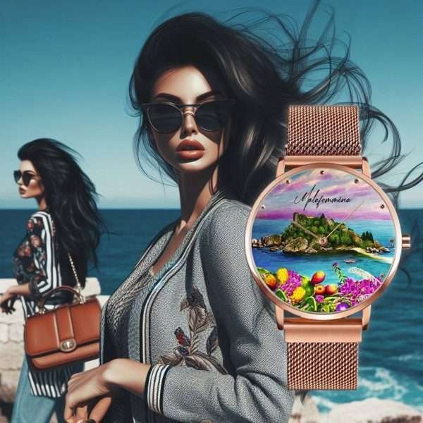 orologi per donna siciliani Orologi siciliani-Isola-Bella-Taormina-malafemmina