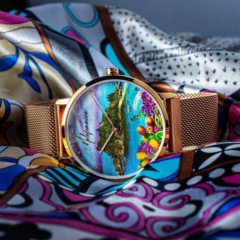 Orologi artigianali donna ispirati alla Sicilia - Malafemmina.net
